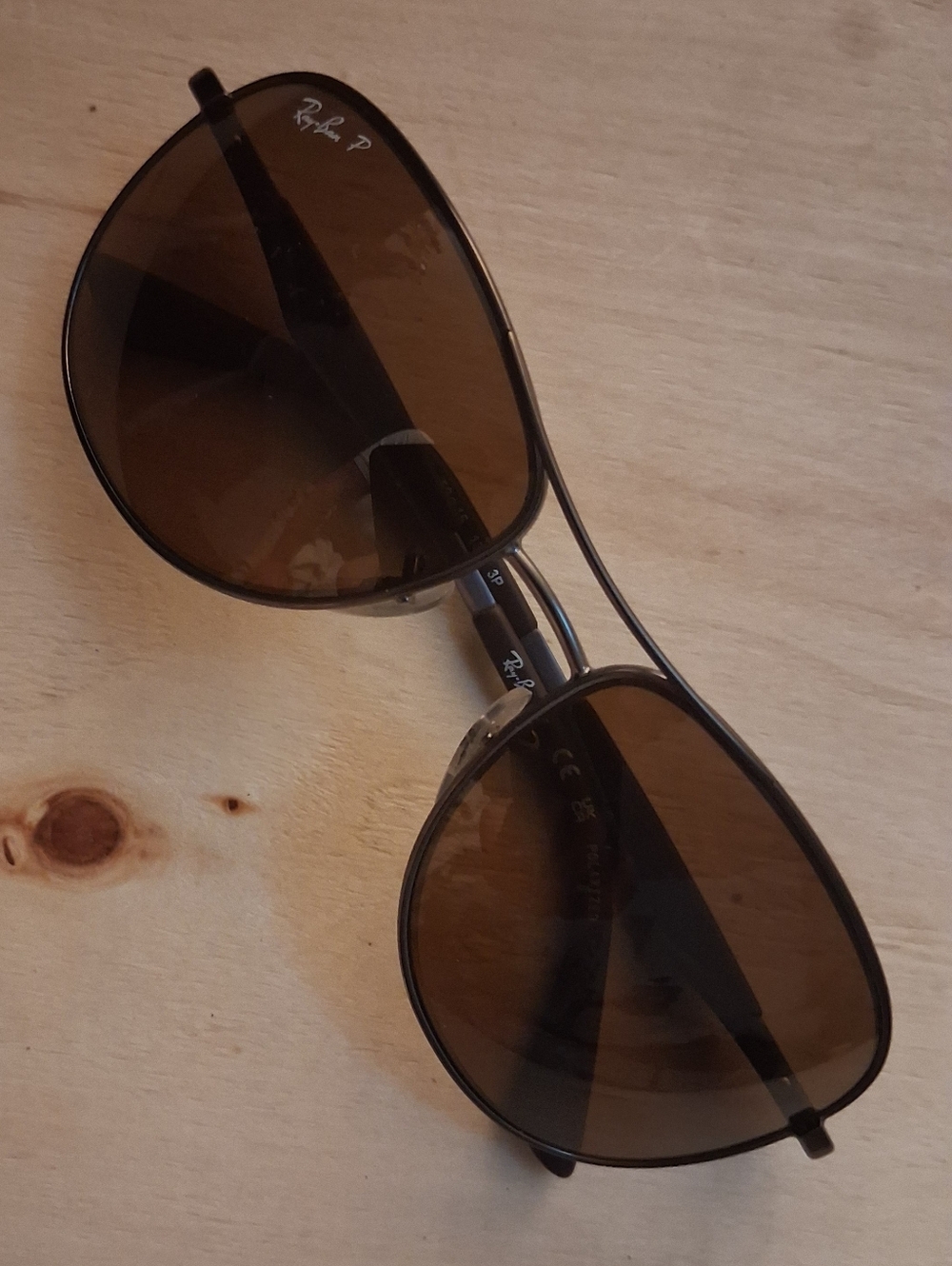 Ray-Ban Brown Aviator Sunglasses
